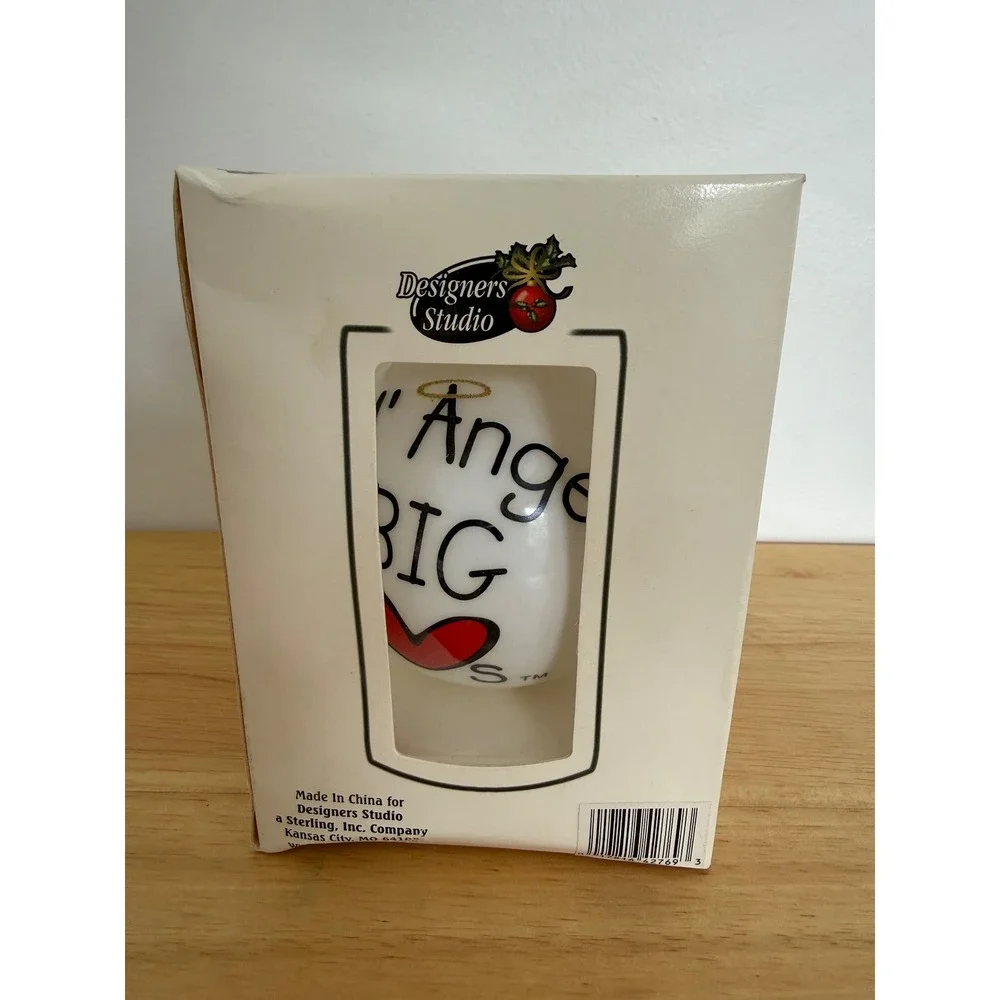 Good Kitty Cat Christmas Ornament Designers Studio Authentic Handcrafted‎ Glass